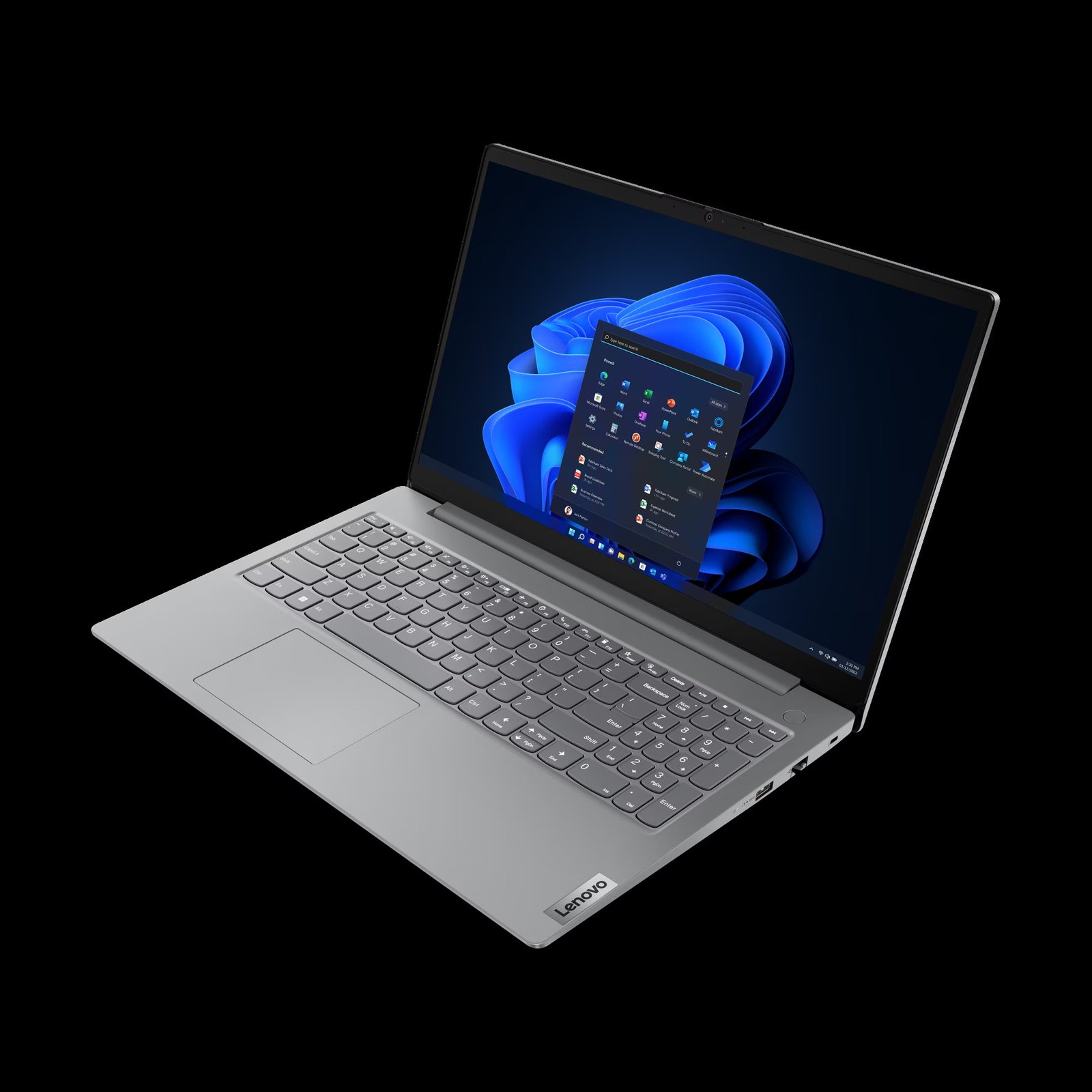 Notebook Lenovo V15 Gen4 Ryzen 7 7730U 16GB RAM DDR4 512GB SSD 15.6" FHD W11 PRO - Imagen 2