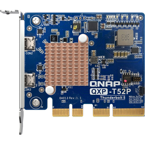 Tarjeta QNAP QXP-T52P Thunderbolt 5 PCIe Gen4 x4 2 Puertos para NAS - Imagen 4
