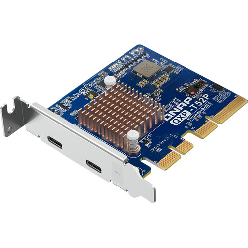 Tarjeta QNAP QXP-T52P Thunderbolt 5 PCIe Gen4 x4 2 Puertos para NAS